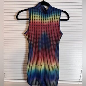 Colored sleeveless dress